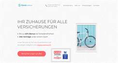 Desktop Screenshot of friendsurance.de